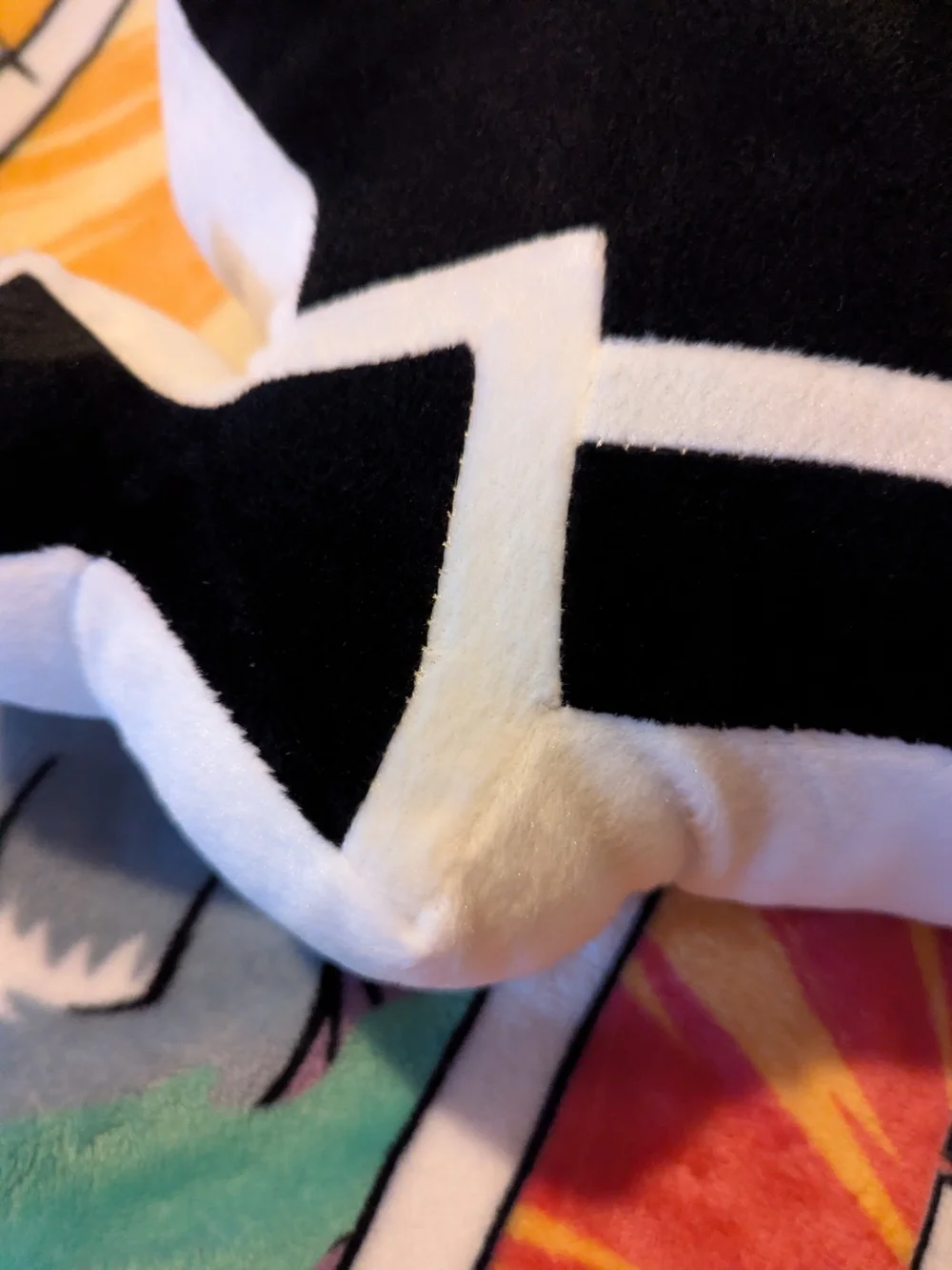 Playboy Black and White Bunny Pillow